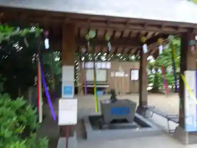 滑川神社 - 仕事と子どもの守り神の手水舎