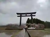 大斎原(熊野本宮大社旧社地)の鳥居