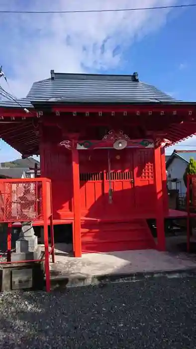鳥浜神社の本殿