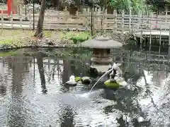 調神社の庭園