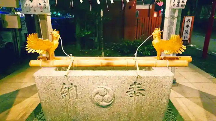 富岡八幡宮の手水舎