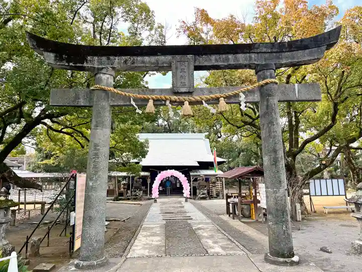 諫早神社(九州総守護 四面宮)の鳥居