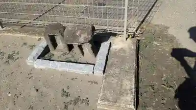 神社（名称不明）の周辺