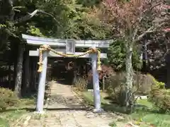 信濃境神社の鳥居