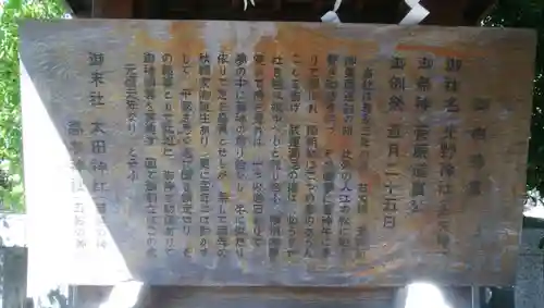 牛天神北野神社の歴史