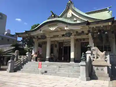 難波八阪神社の本殿・本堂