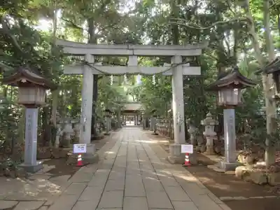 駒木諏訪神社の鳥居