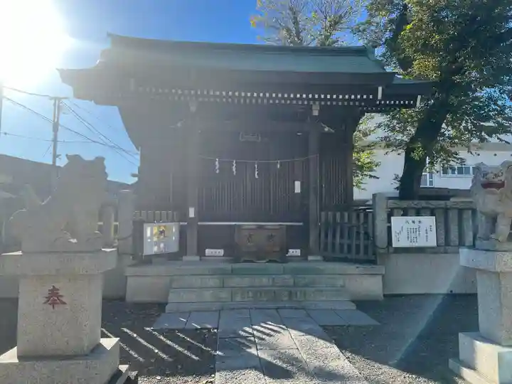 宿河原八幡宮の本殿・本堂