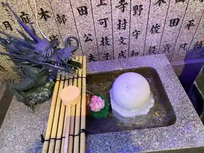 露天神社（お初天神）の手水舎