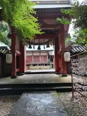 柞原八幡宮の山門・神門