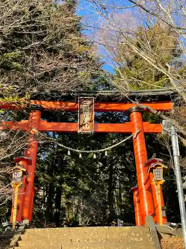 新倉富士浅間神社の鳥居