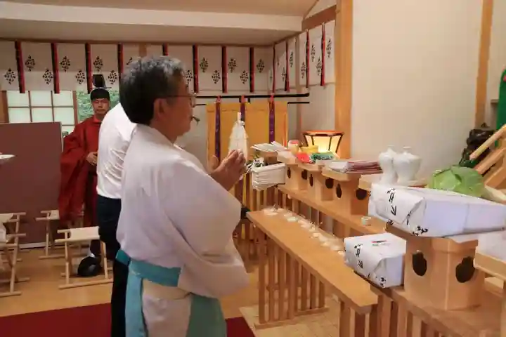 阿久津「田村神社」(郡山市阿久津町)旧社名:伊豆箱根三嶋三社のお祭り