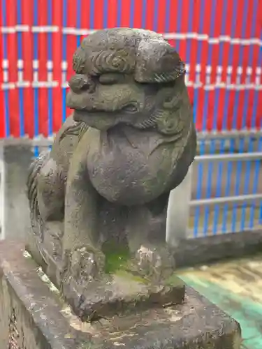 出来野厳島神社の狛犬