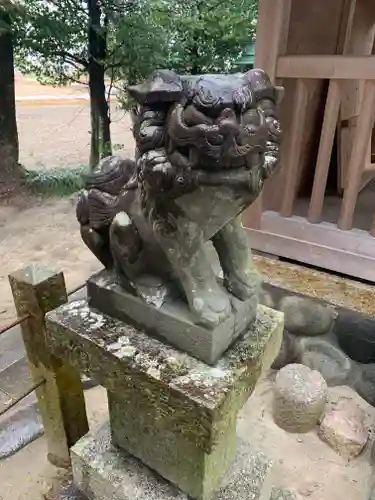 澳津社（一色森山）の狛犬