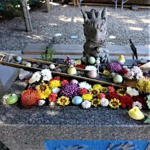 滑川神社 - 仕事と子どもの守り神の手水舎