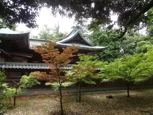 三国神社の庭園