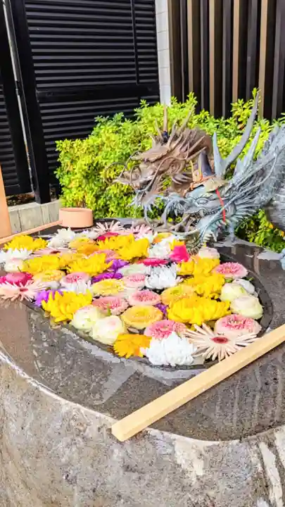 駒込妙義神社の手水舎