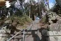 阿久津「田村神社」(郡山市阿久津町)旧社名:伊豆箱根三嶋三社の狛犬