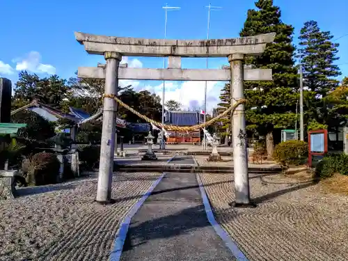 日吉山王社の鳥居