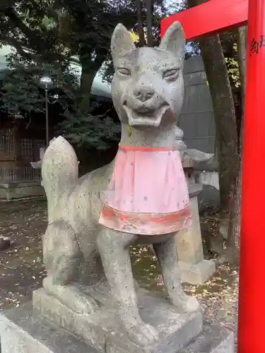 闇之森八幡社の狛犬