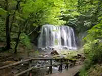 達沢不動滝の周辺