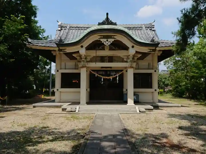 八幡神社(服部八幡神社)の本殿・本堂