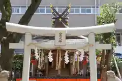 開口神社の鳥居