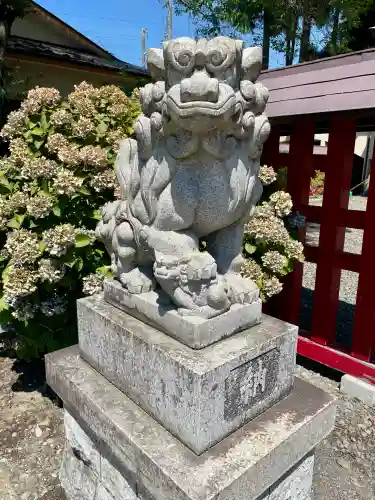 中田神社の狛犬