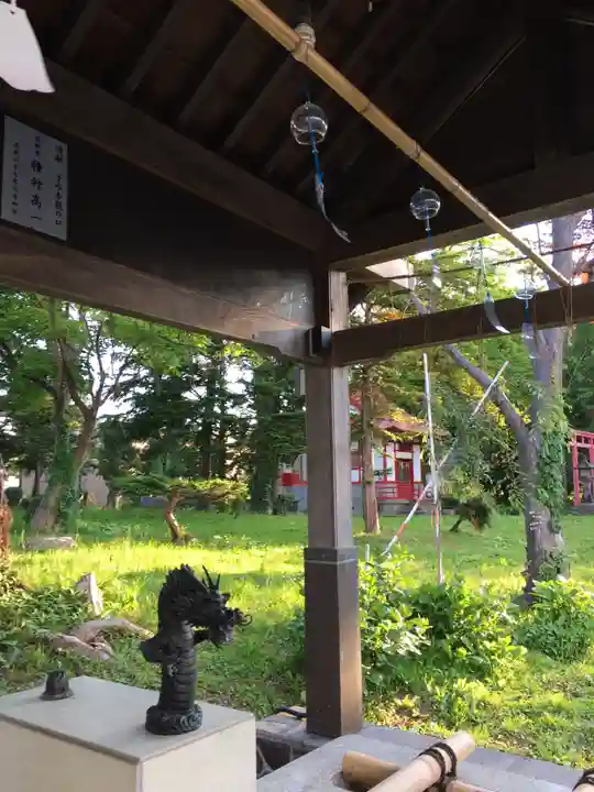 空知神社の手水舎