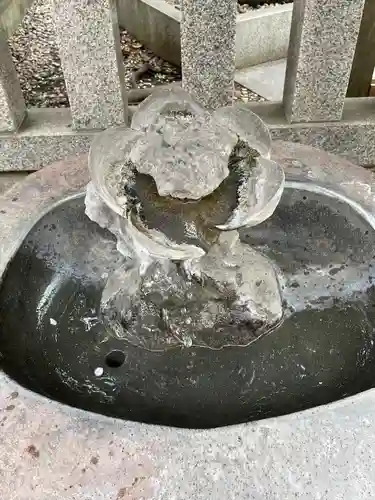 牛天神北野神社の手水