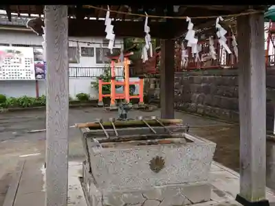 武蔵第六天神社の手水舎
