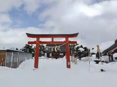 美瑛神社の鳥居