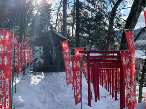 呑香稲荷神社の鳥居