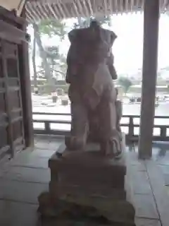 放生津八幡宮の狛犬