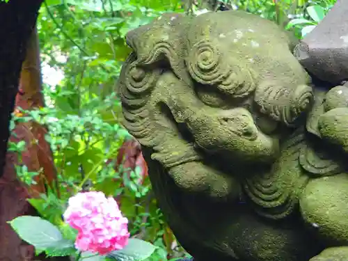 越谷香取神社の狛犬