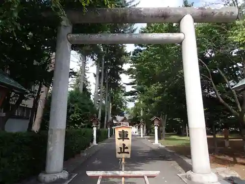 富良野神社の鳥居