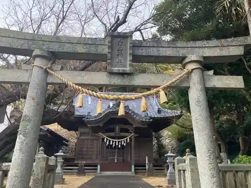 白山神社の鳥居