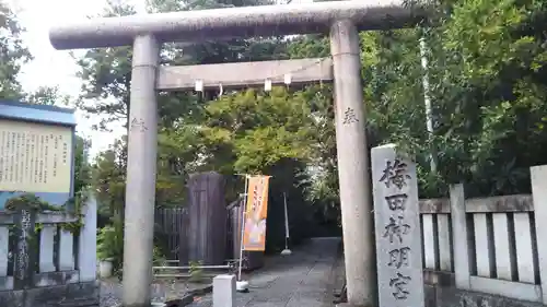 梅田神明宮の鳥居