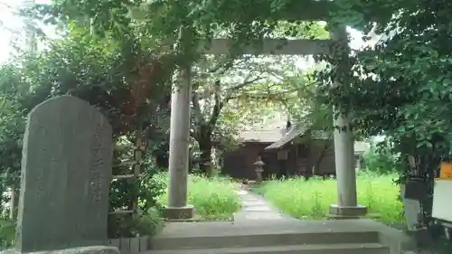 第六天神社の鳥居