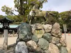 真清田神社の狛犬