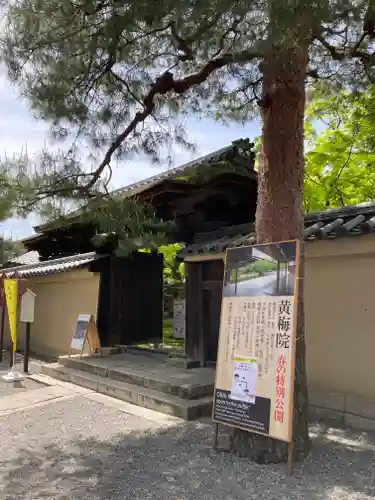 黄梅院の山門