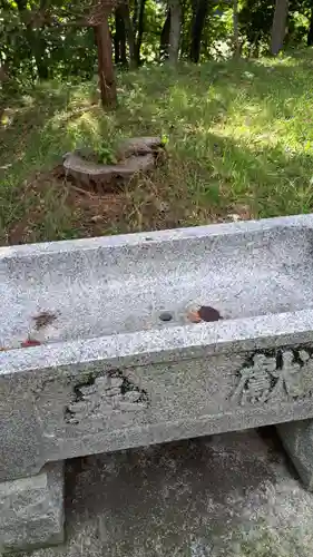 材木澤神社の手水舎