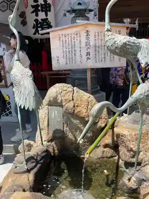櫛田神社の手水舎