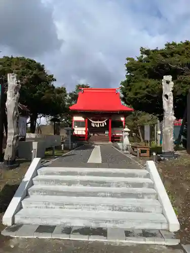 静狩稲荷神社の本殿