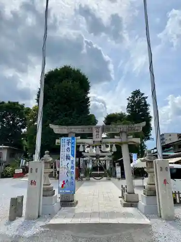 川越八幡宮の鳥居