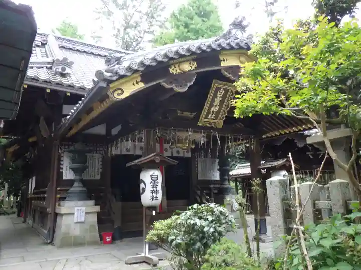 白雲神社の本殿・本堂