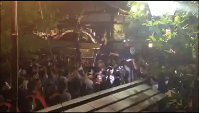 五條天神社のお祭り