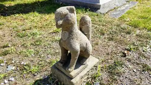 天塩厳島神社の狛犬