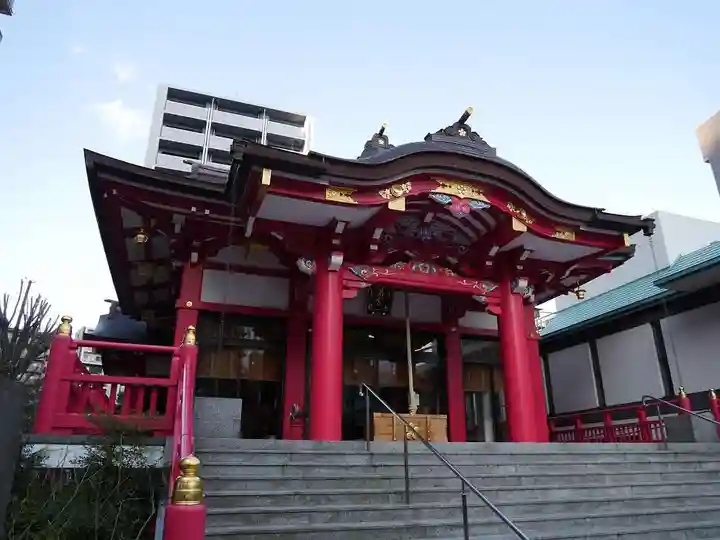 成子天神社の本殿・本堂