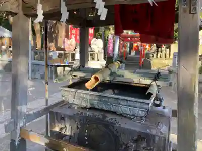 海南神社の手水舎